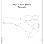 Mapa Pol Tico De Santa Catarina Escola Educa O