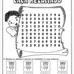Atividades de Matemática 3º ano Caça Resultados