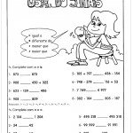 Atividades de Matemática para o 4º ano – Usando os Sinais