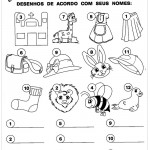 Atividades de Português 1 ano – Identifique as Figuras