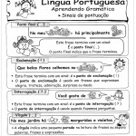 Atividades de Português 2 ano – Sinais de Pontuação