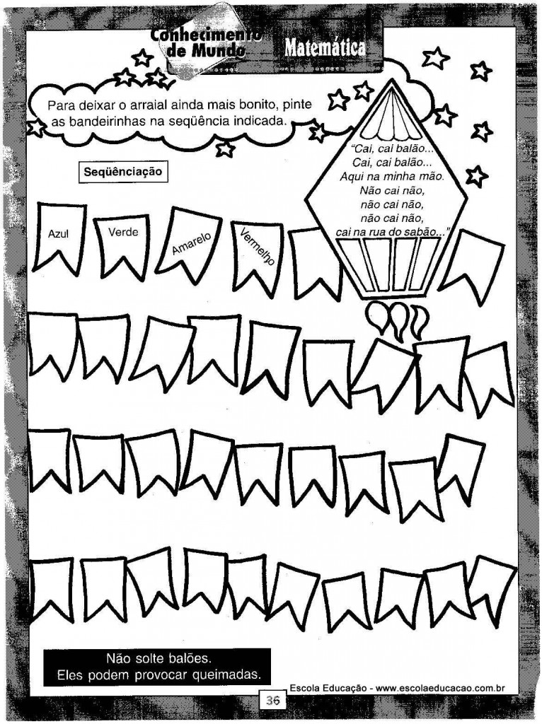 Atividades Para Festa Junina Atividade Educativas Para Imprimir Escola 4250