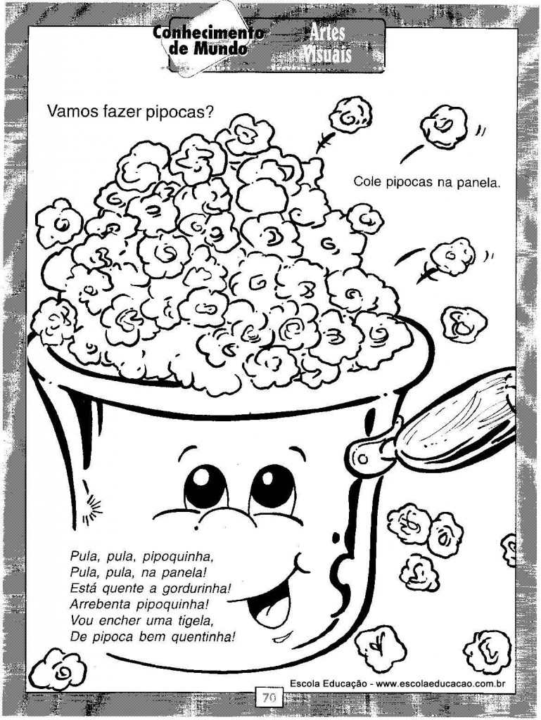 Atividades festa Junina Pipoca