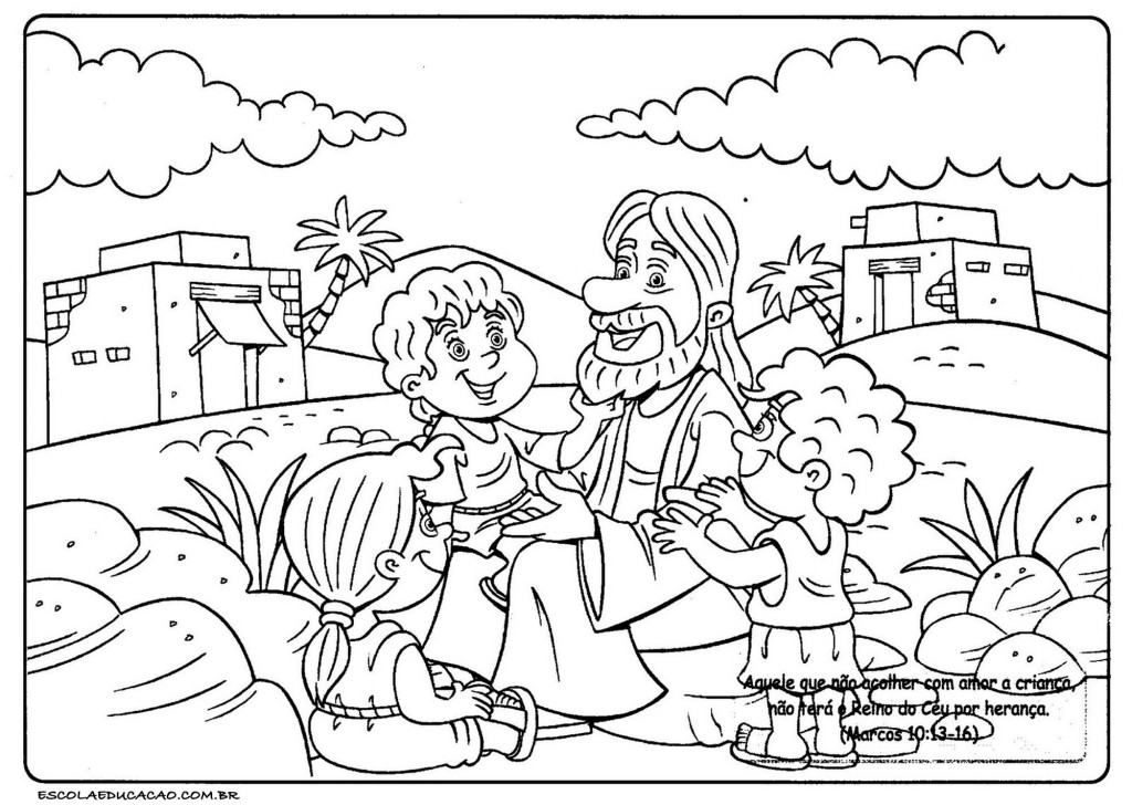 Desenhos Bíblicos para colorir