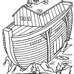 Desenhos Bíblicos para colorir – Arca de Noé