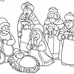 Desenhos Bíblicos para colorir – Nascimento