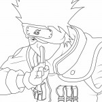 Desenhos para colorir do Naruto – Kakashi