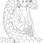 Desenhos para colorir do Naruto – Sasuke