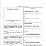 Atividades de Interpretação de Texto 4º Ano – Estudo de Texto