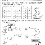 Atividades de Matemática 1º ano – A corrida dos Cangurus