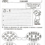 Atividades de Matemática 1º ano – Do 0 ao 19