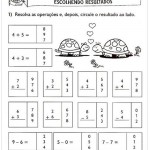 Atividades de Matemática 1º ano – Escolhendo resutlados