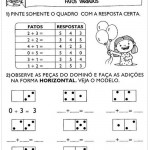 Atividades de Matemática 1º ano – Fatos variados