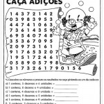 Atividades de Matemática 3º ano – Caça Adições