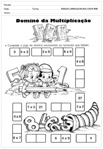 Atividades de Matemática - 3º ano - Para Imprimir