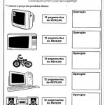 Atividades de Matemática 4º ano – Calculando