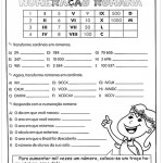 Atividades de Matemática 4º ano – Numeração romana