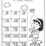 Atividades de Matemática 4º ano – Somando