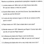 Atividades de Matemática 5 º ano – Problemas matemáticos