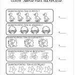 Atividades de Multiplicação 2º ano – Juntando e Multiplicando