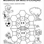 Atividades de Multiplicação 2º ano – Mosaico de Multiplicação