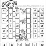Atividades de Multiplicação – Colando Fichas