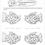 Atividades de Português 1º ano – Descubra a palavra
