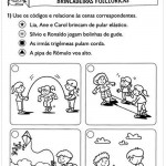 Atividades de Português 2º ano – Brincadeiras Folclóricas