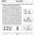Atividades de Português 2º ano – Caça palavras