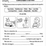 Atividades de Português 2º ano – Completando a História
