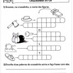 Atividades de Português 2º ano – Cruzadinha CH