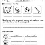 Atividades de Português 3º ano – Complete