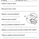 Atividades de Português 3º ano – De olho no texto