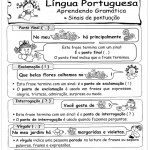 Atividades de Português 3º ano – Sinais de Pontuação