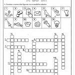 Atividades de Português 4º ano – Cruzadinha M ou N