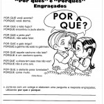 Atividades de Português 4º ano – Exemplos de porquês