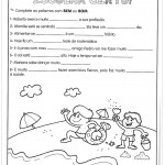 Atividades de Português 5º ano – Bem ou Bom