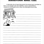 Atividades de Produção de Texto – Minha Casa