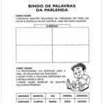 Atividade Dia dos Pais – Bingo de palavras