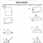 Atividade Dia do Soldado – Origami de Chapéu