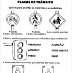 Atividades sobre o Trânsito – Placas de Trânsito