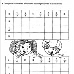 Atividades de Matemática – Frações na tabela