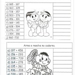 Atividades de Somar e Subtrair Turma da Mônica