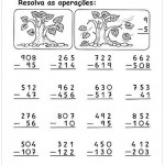 Atividades de Subtrair 2º ano