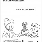 Atividades para o Dias dos Professores – Pinte a Cena