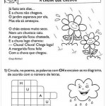Chuva que Chegou – Atividades com CH