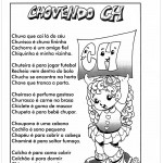 Chovendo CH – Atividades com CH