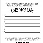 Puxa Palavras – Atividades sobre a Dengue