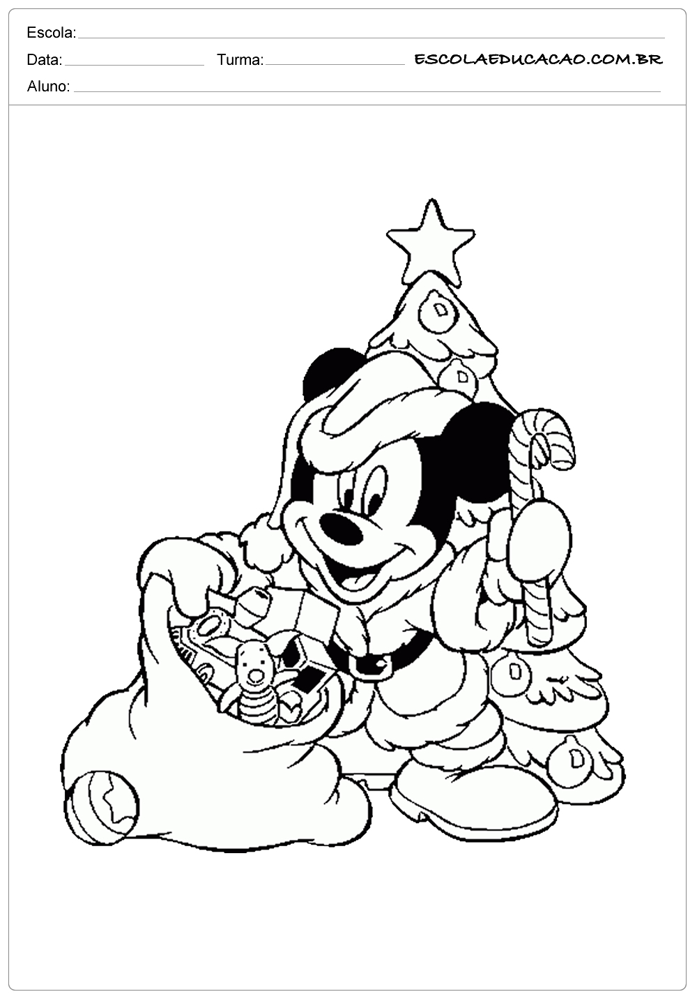 Mickey Papai Noel
