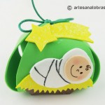 Lembrancinha Evangélica com EVA para Natal